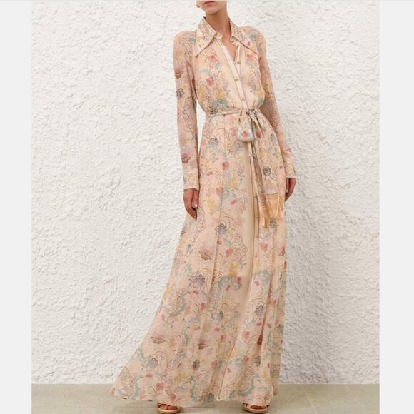 Zimmermann Dresses & Skirts - Zimmermann Rebellion Pussybow Shirt Dress